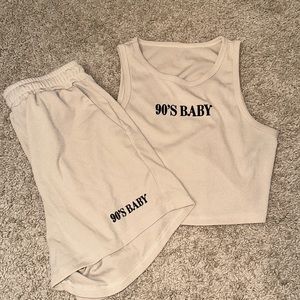 Cute two piece comfy set